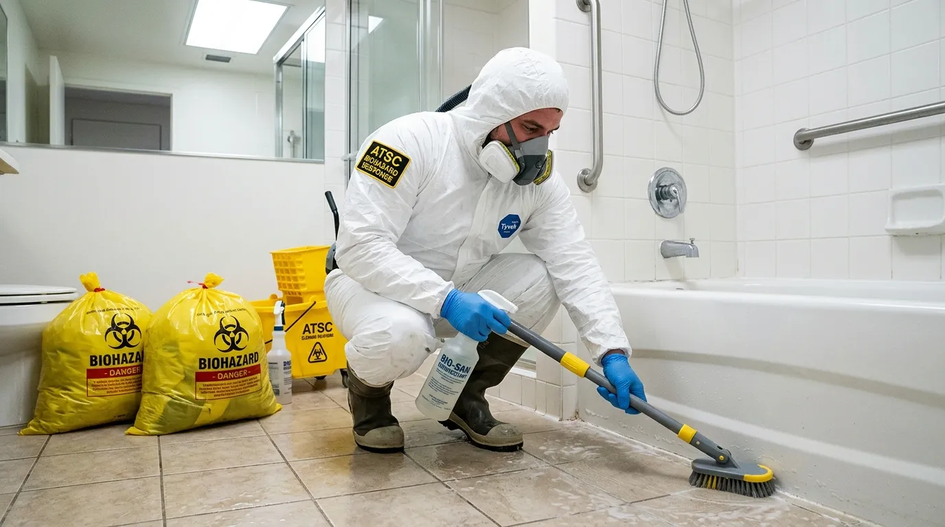 Decontamination equipment deployed for Blood Cleanup in Lincolnia